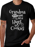 Grandma Hugs & Cookies T-Shirt - Fun Family Gift