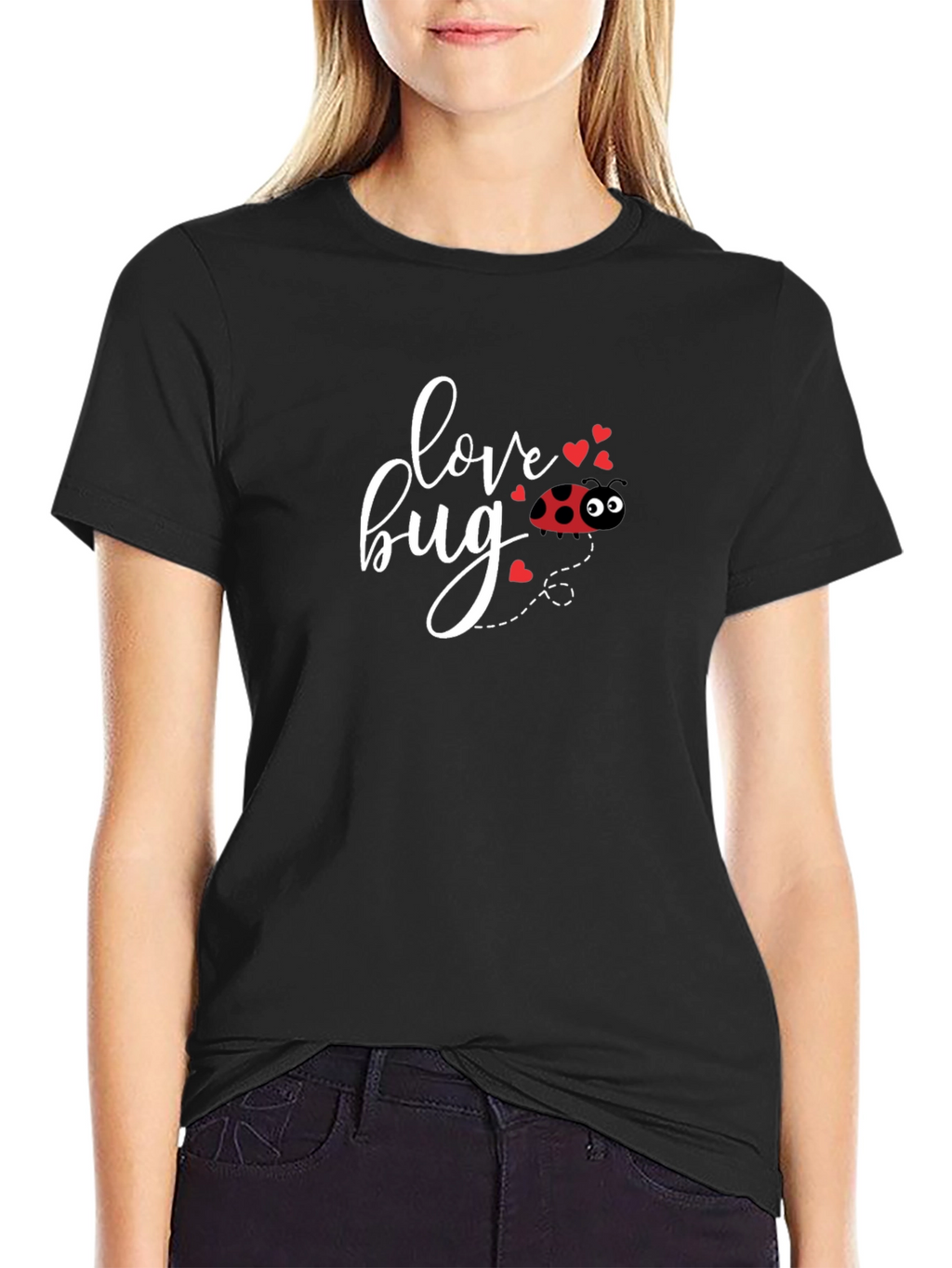 Love Bug Graphic T-Shirt - Valentines Day Apparel