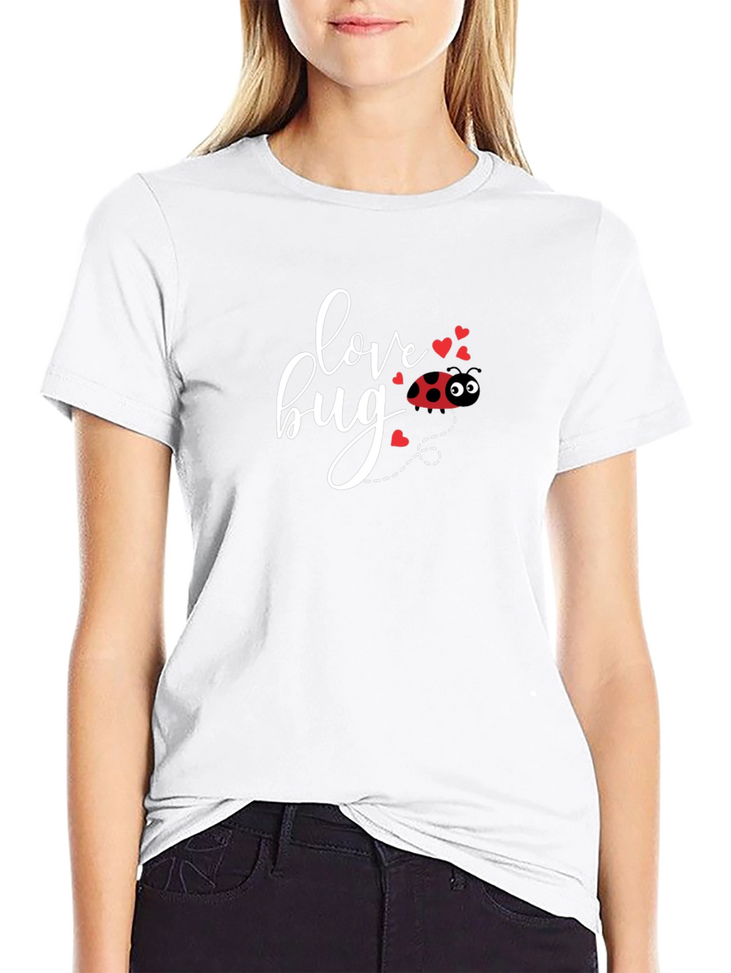 Love Bug Graphic T-Shirt - Valentines Day Apparel