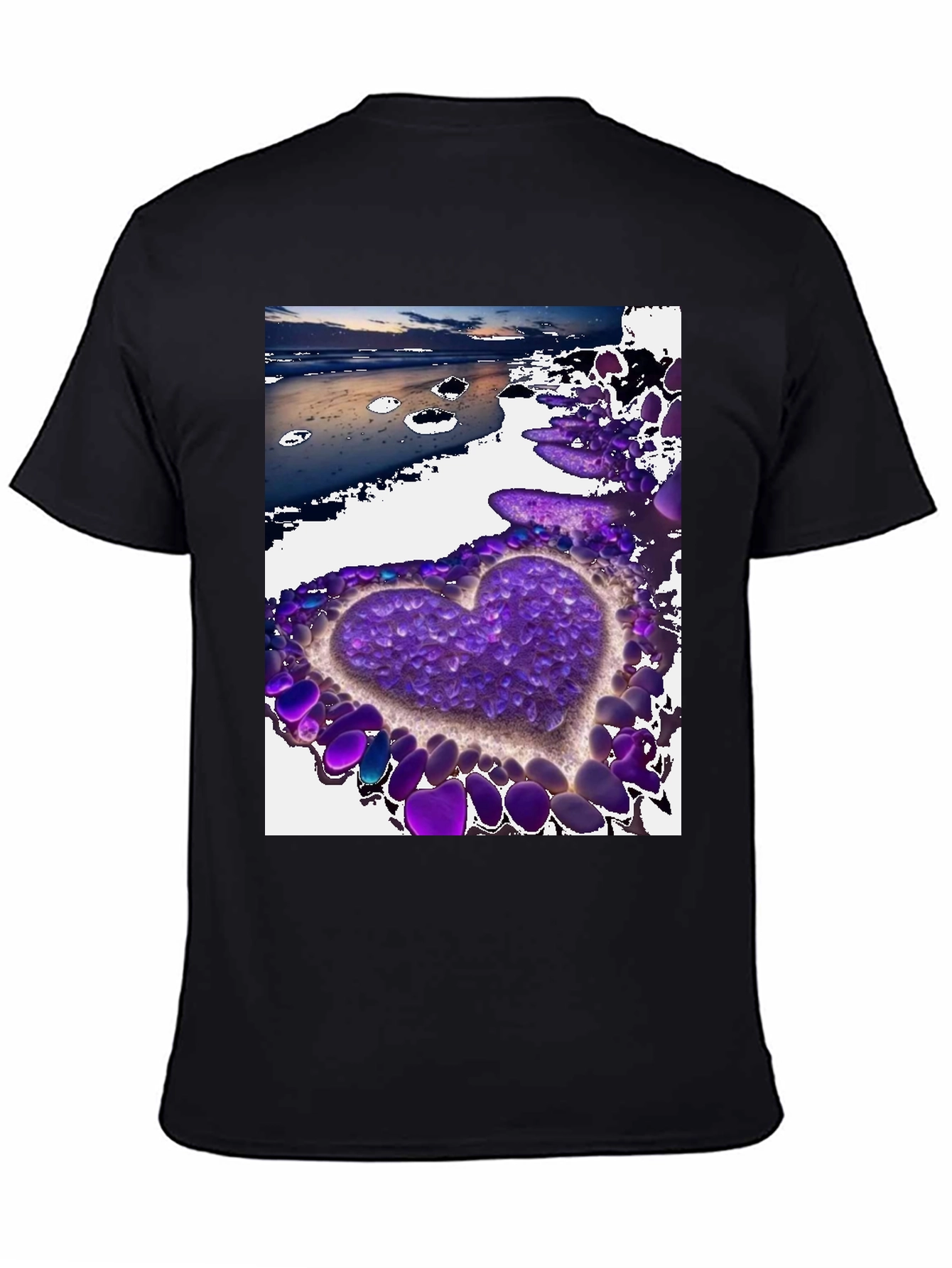 Heart Beach T-Shirt - Stylish Graphic Tee