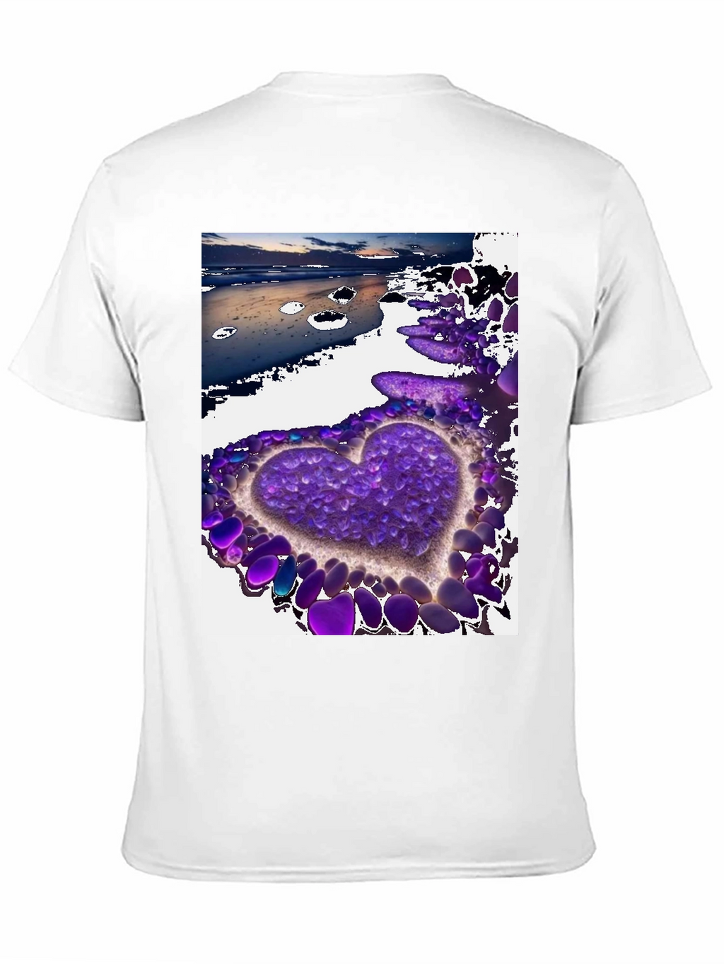 Heart Beach T-Shirt - Stylish Graphic Tee