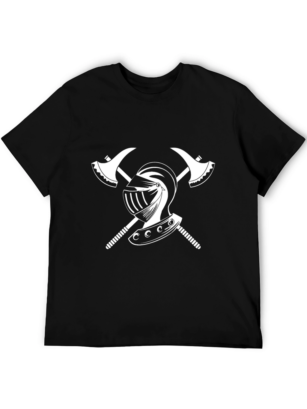 Knight Helmet & Axe Graphic Tee