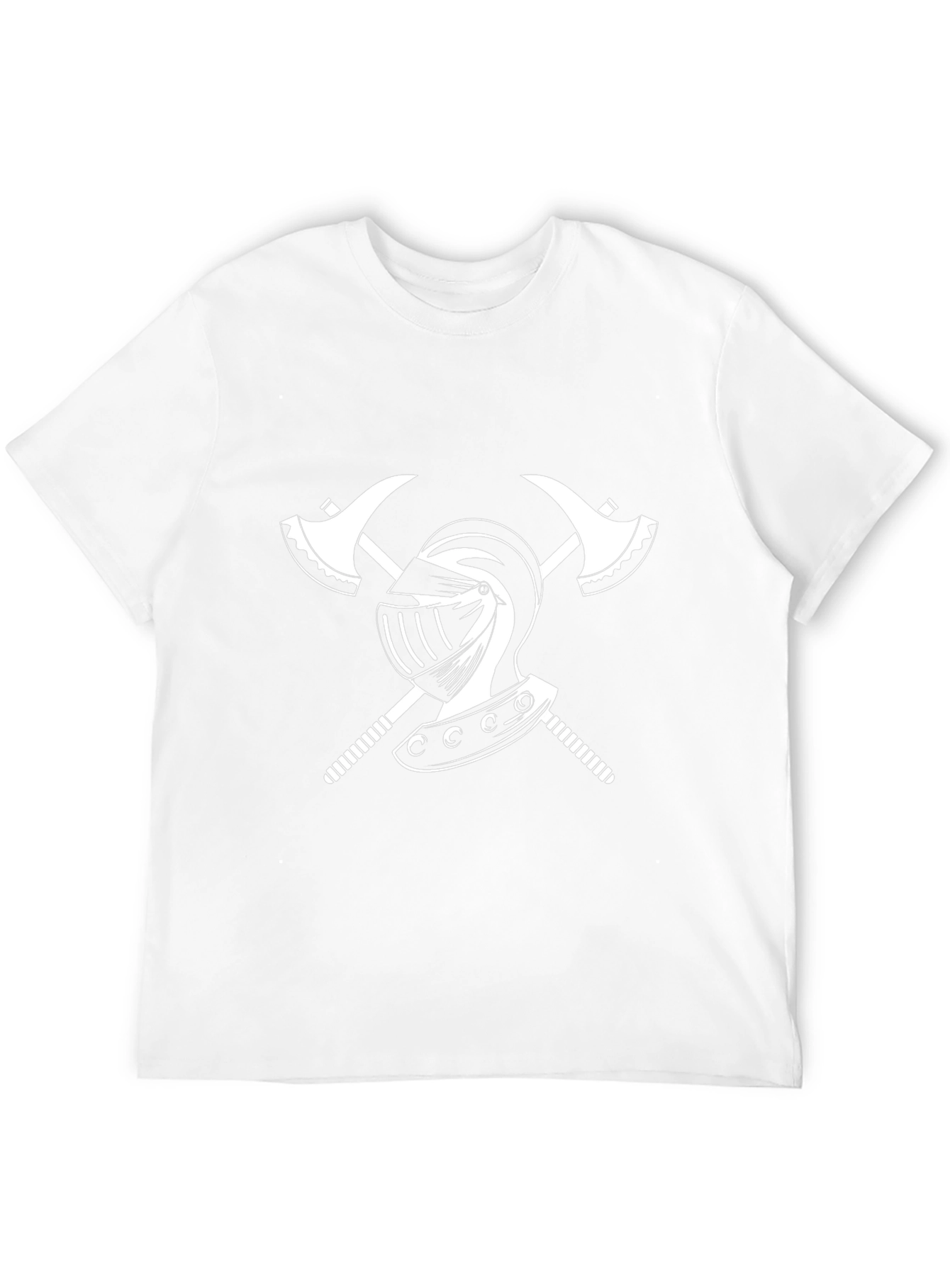Knight Helmet & Axe Graphic Tee