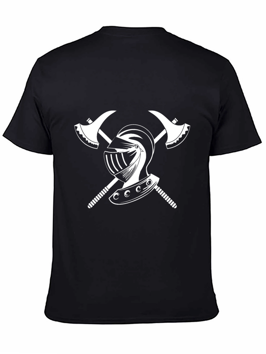 Knight Helmet & Axe Graphic Tee