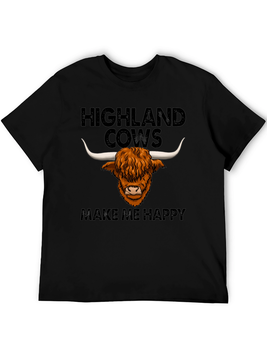 Highland Cows Make Me Happy T-Shirt