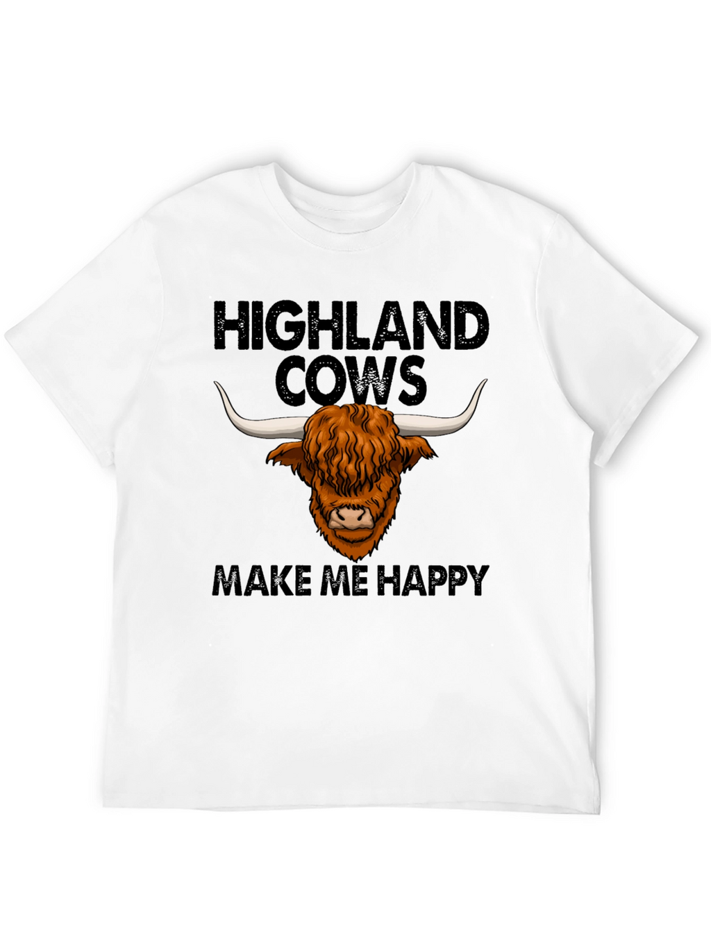 Highland Cows Make Me Happy T-Shirt