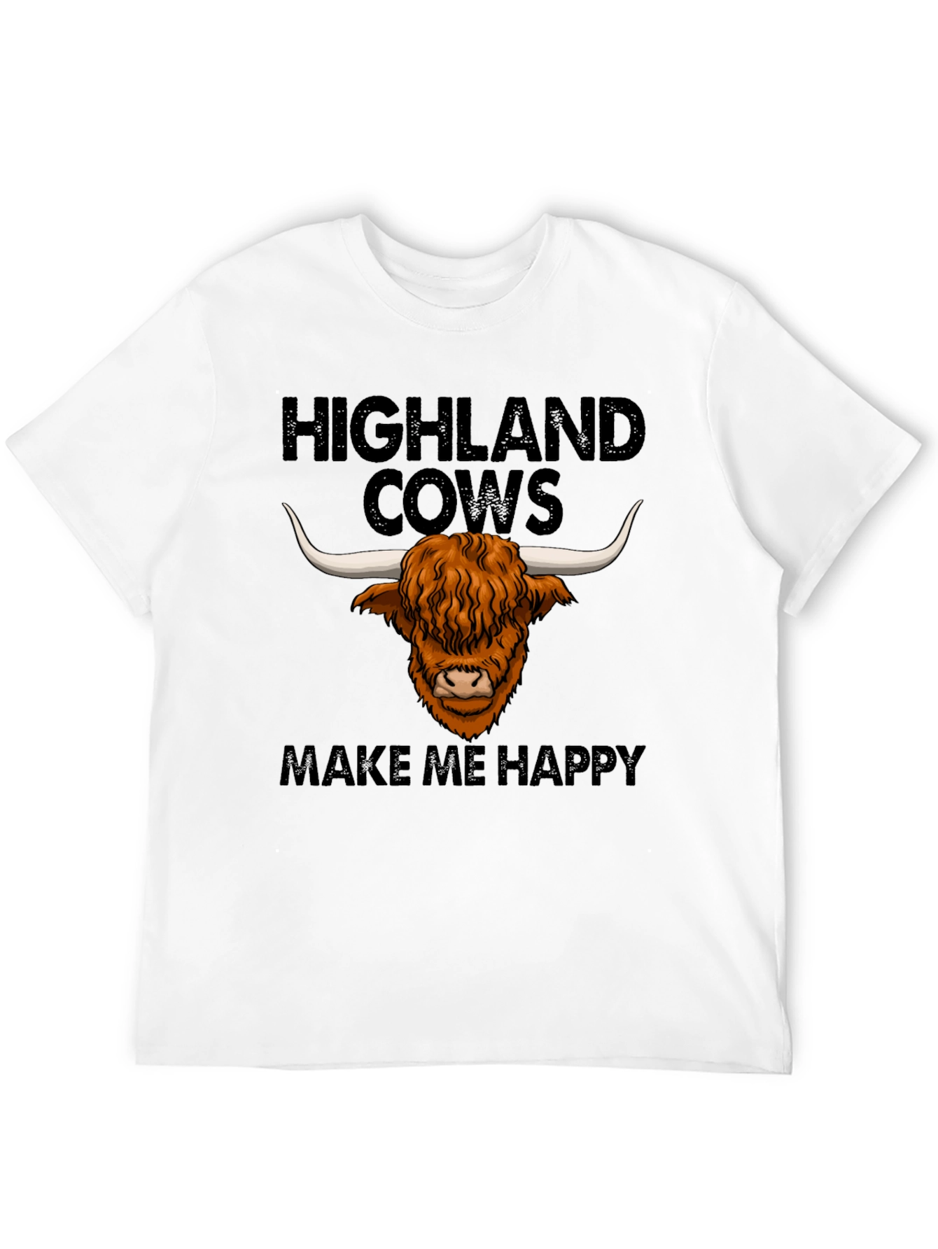 Highland Cows Make Me Happy T-Shirt