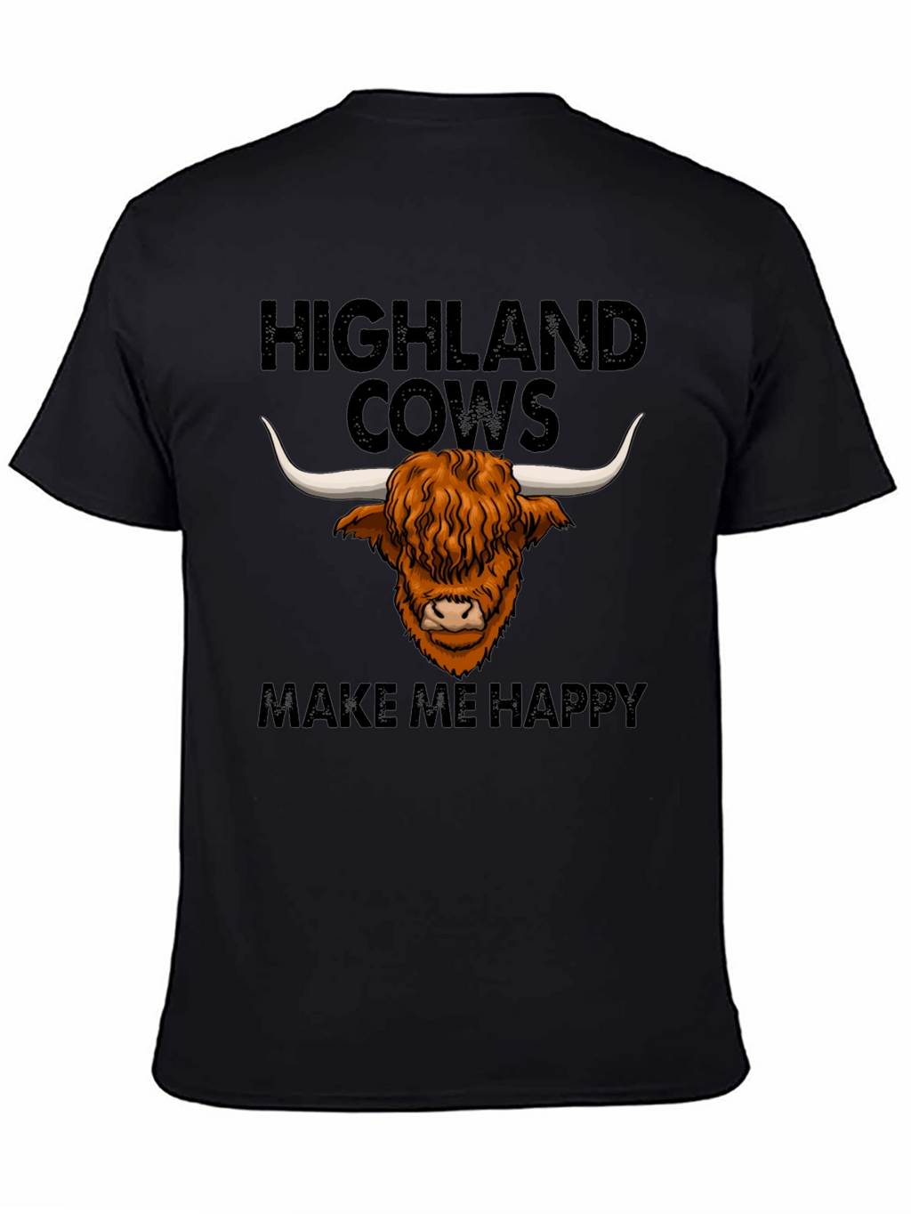 Highland Cows Make Me Happy T-Shirt