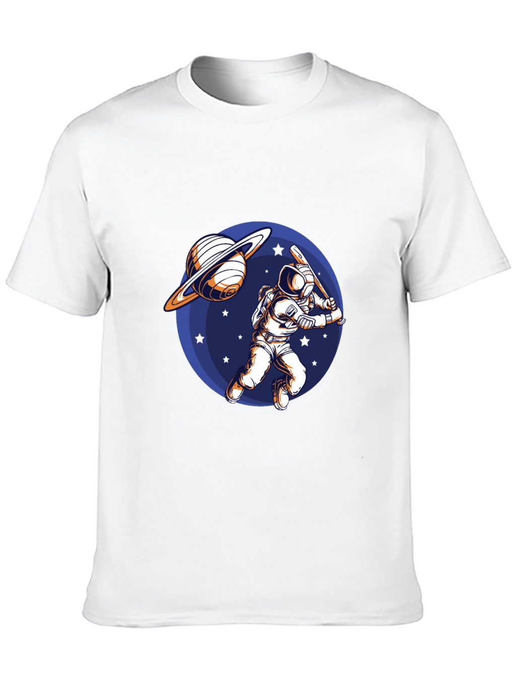 Astronaut Baseball Graphic T-Shirt