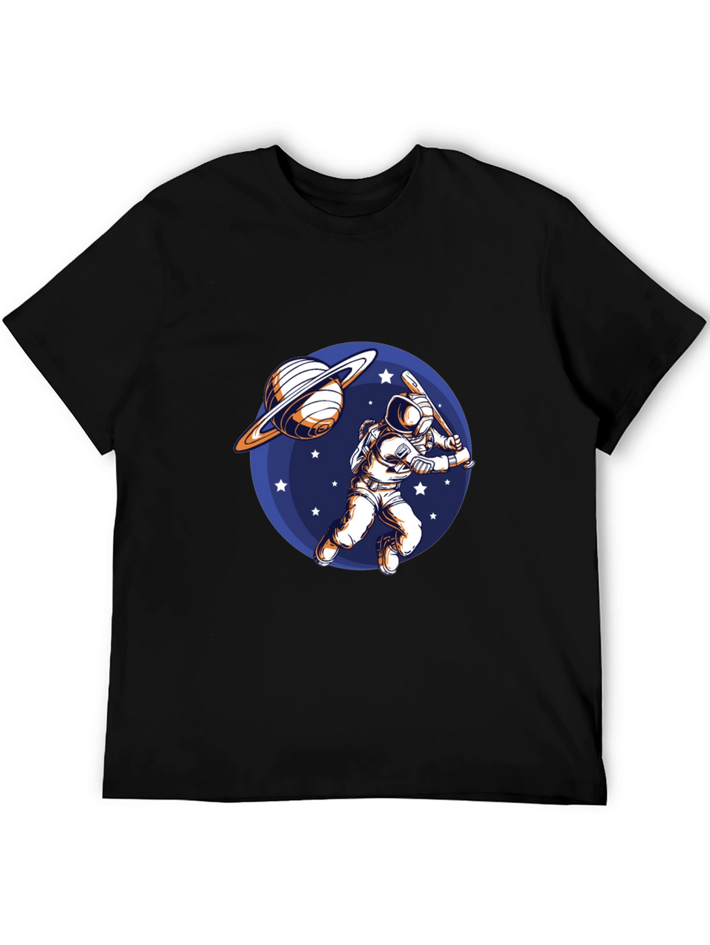 Astronaut Baseball Graphic T-Shirt