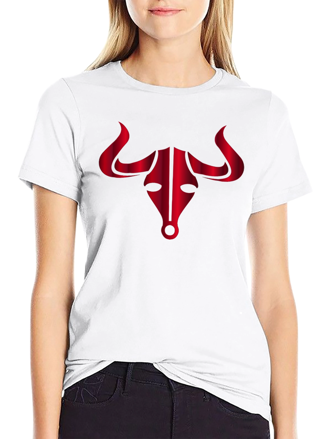 Bold Bull Graphic Tee - Black