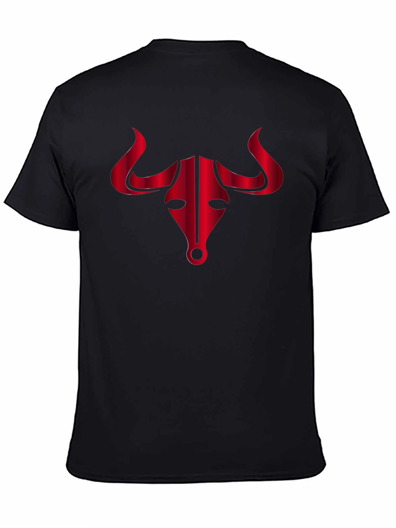Bold Bull Graphic Tee - Black