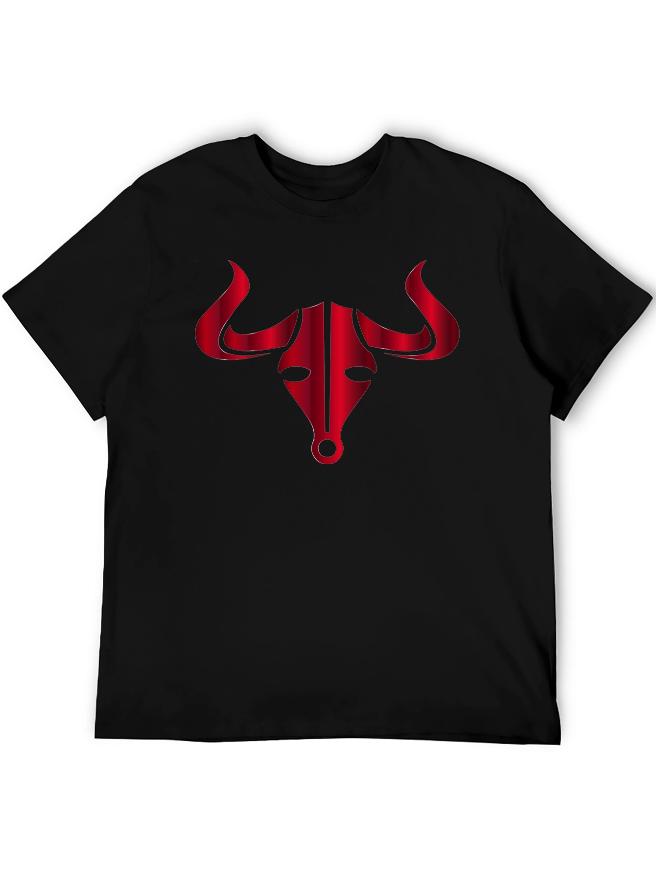 Bold Bull Graphic Tee - Black