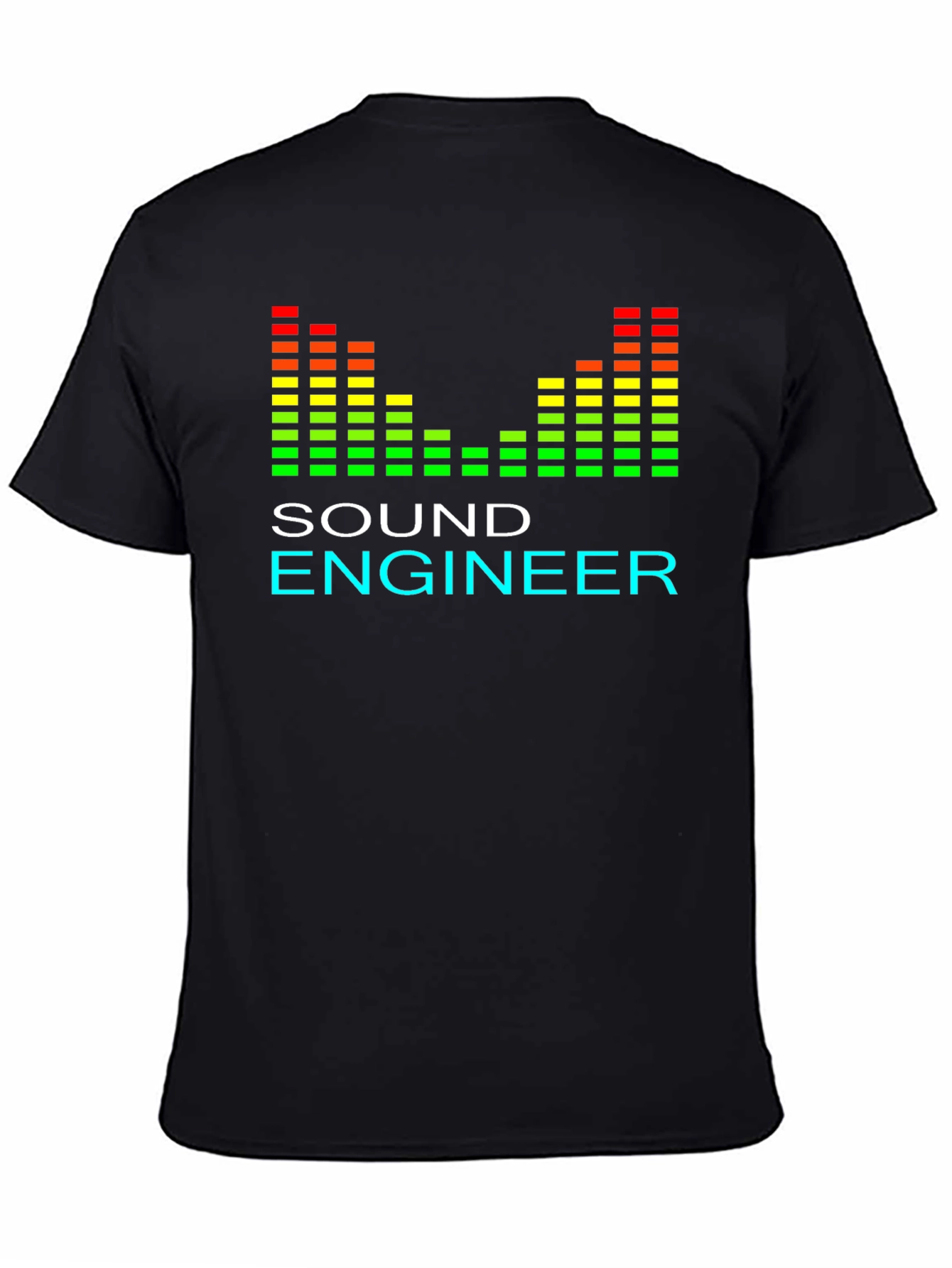Sound Engineer Graphic Tee - Black T-Shirt