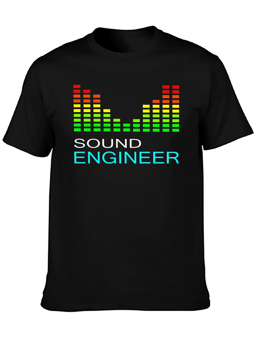 Sound Engineer Graphic Tee - Black T-Shirt