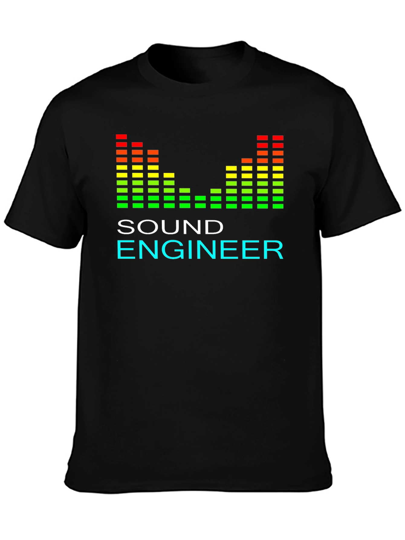 Sound Engineer Graphic Tee - Black T-Shirt