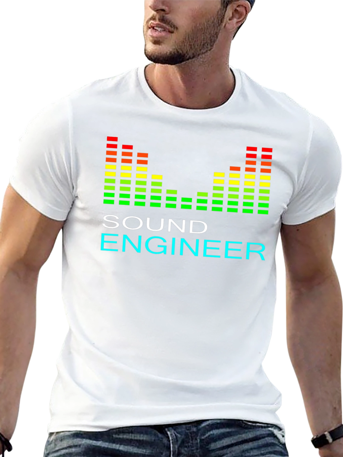 Sound Engineer Graphic Tee - Black T-Shirt