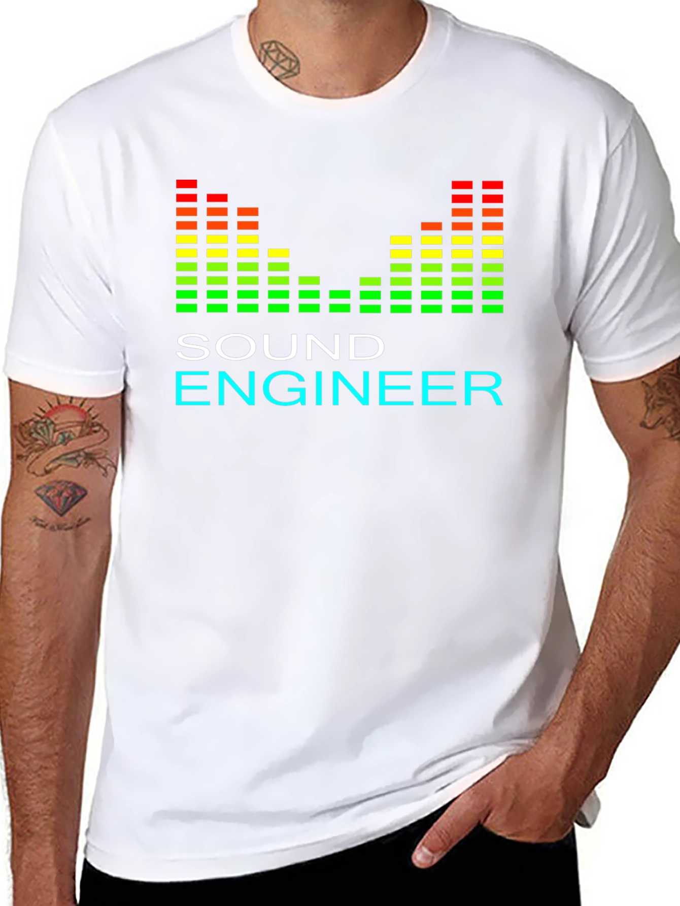 Sound Engineer Graphic Tee - Black T-Shirt