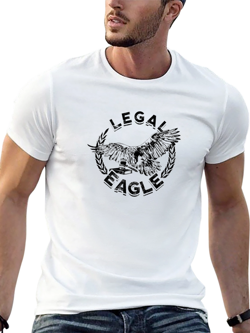 Legal Eagle Black T-Shirt - Lawyer Gift