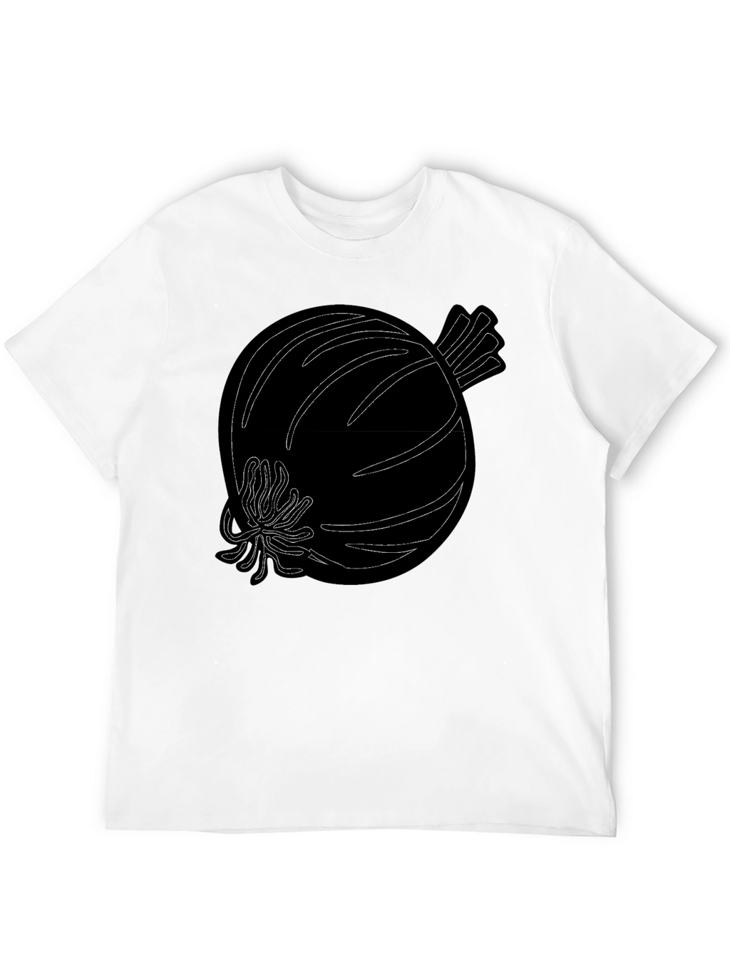 Abstract Onion Graphic Print T-Shirt