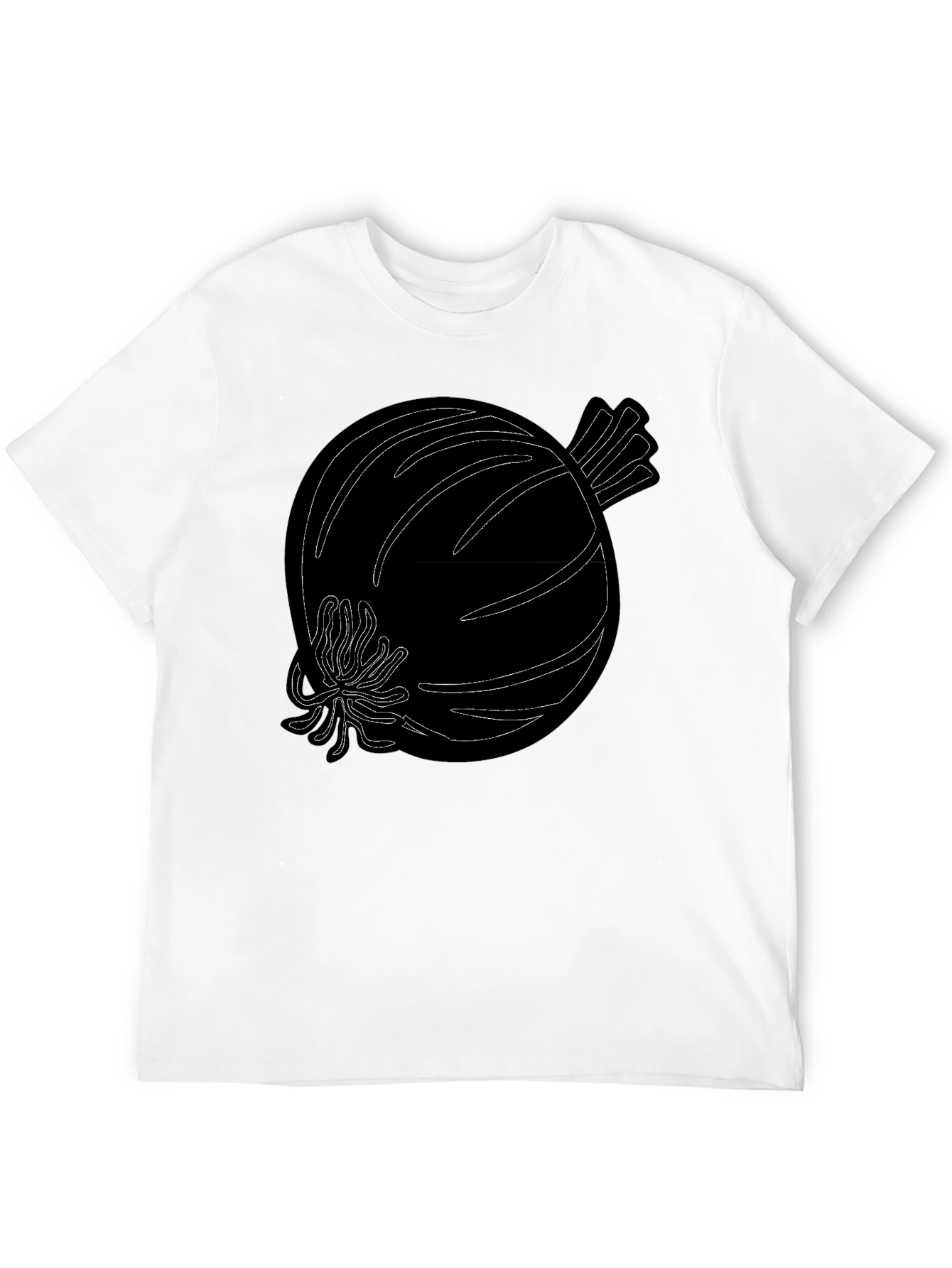 Abstract Onion Graphic Print T-Shirt