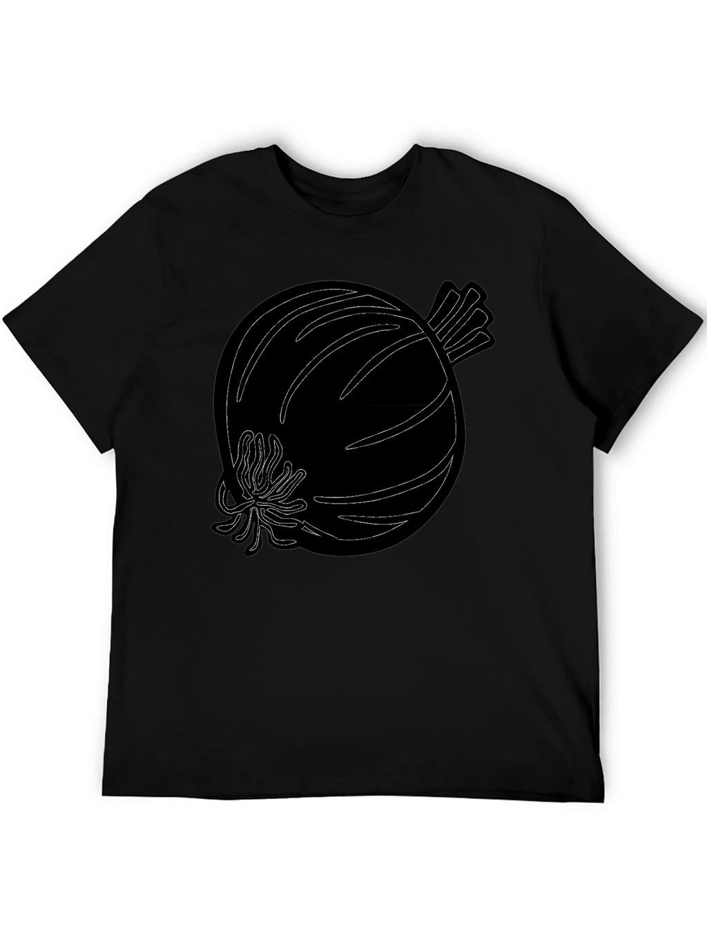 Abstract Onion Graphic Print T-Shirt