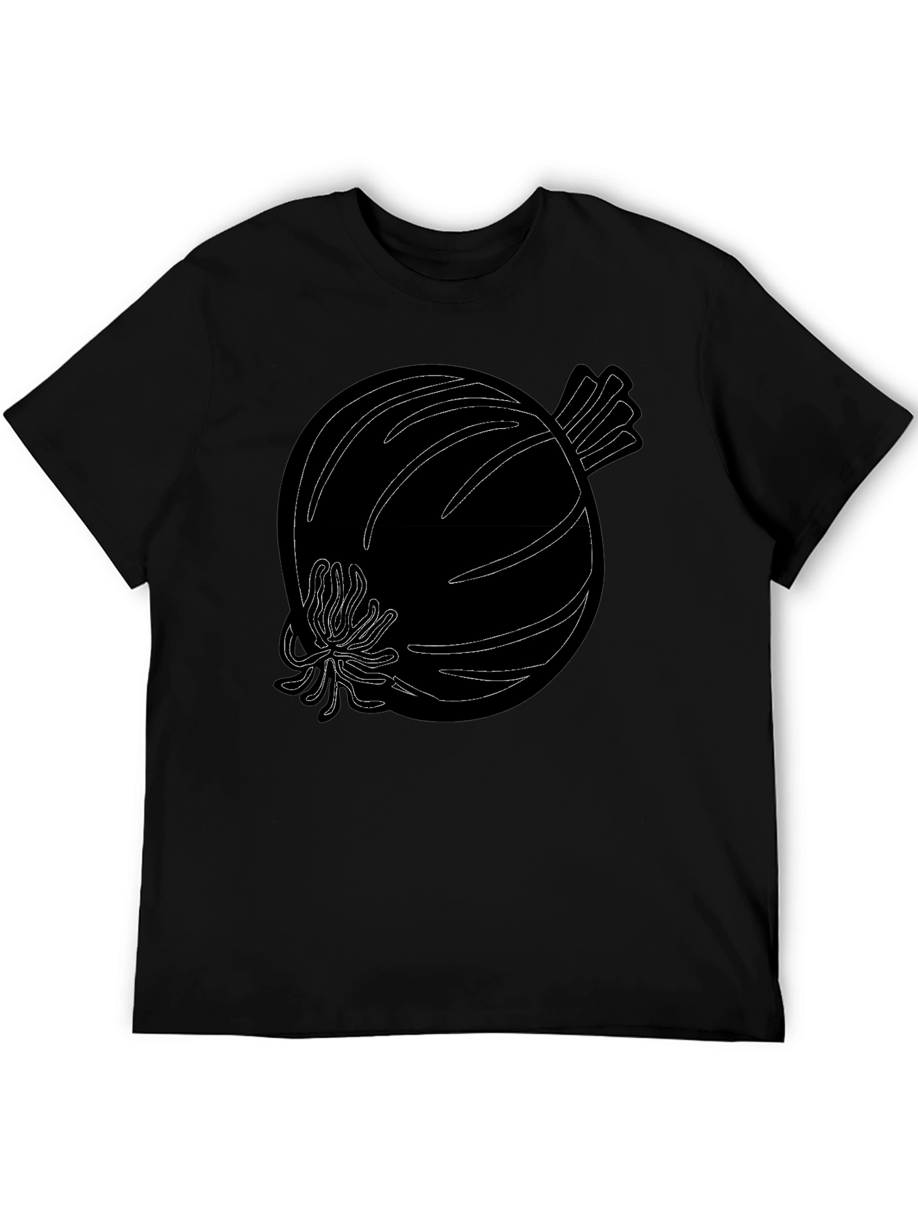 Abstract Onion Graphic Print T-Shirt