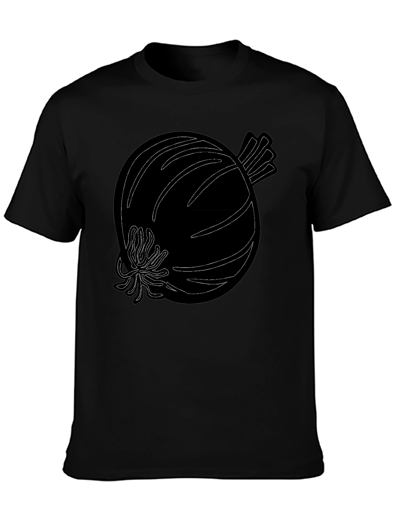 Abstract Onion Graphic Print T-Shirt
