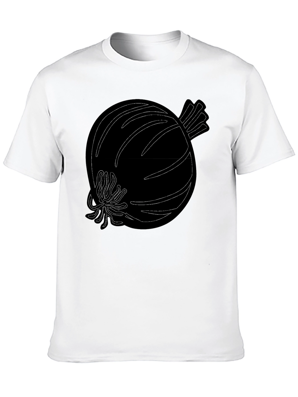 Abstract Onion Graphic Print T-Shirt