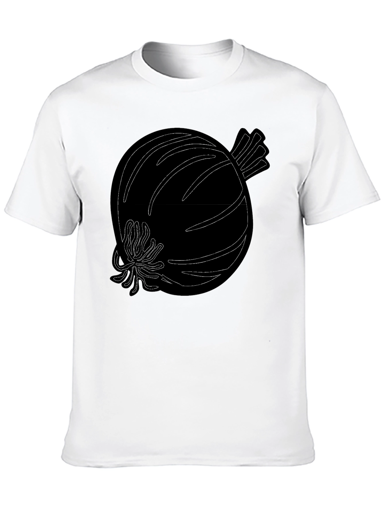 Abstract Onion Graphic Print T-Shirt