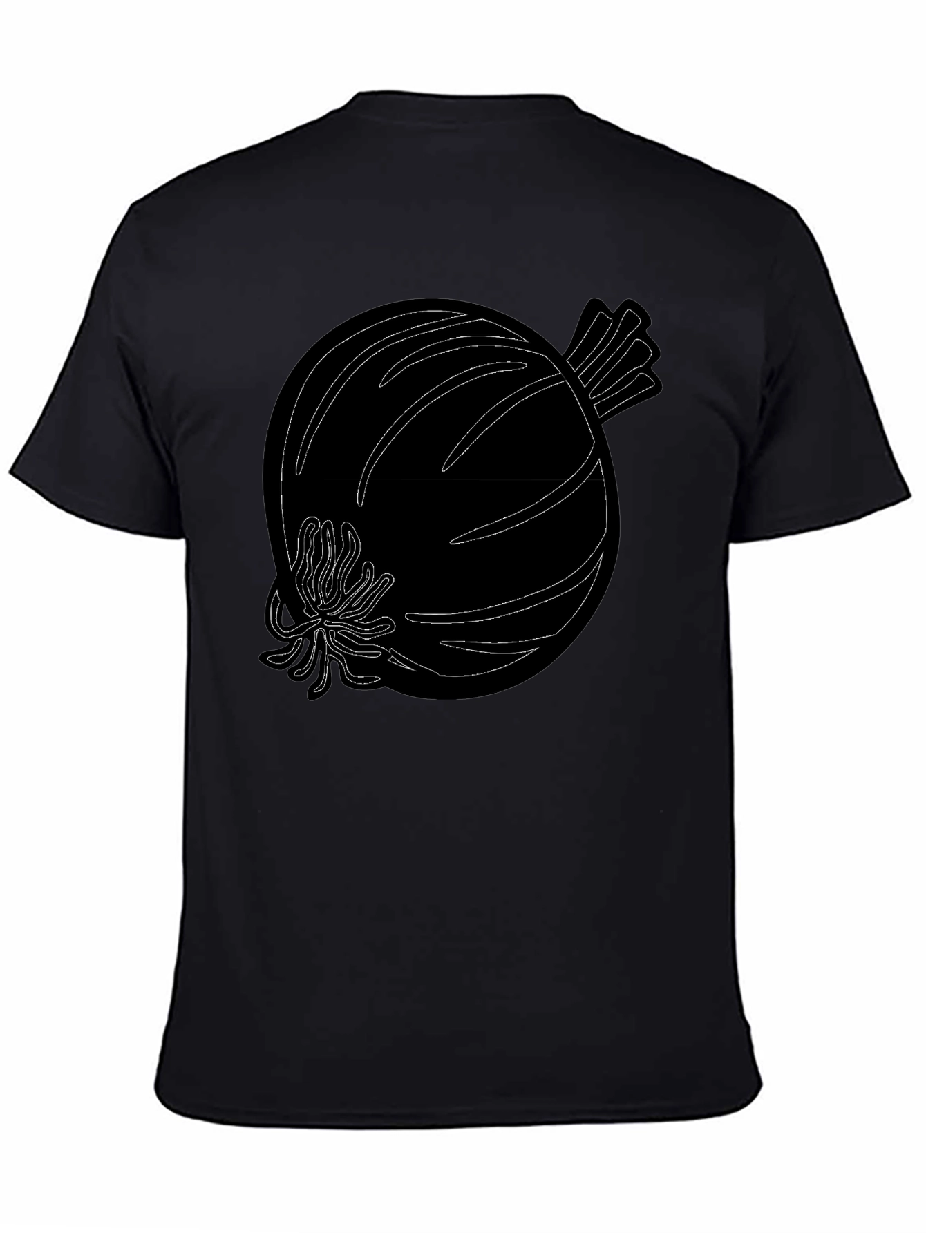 Abstract Onion Graphic Print T-Shirt