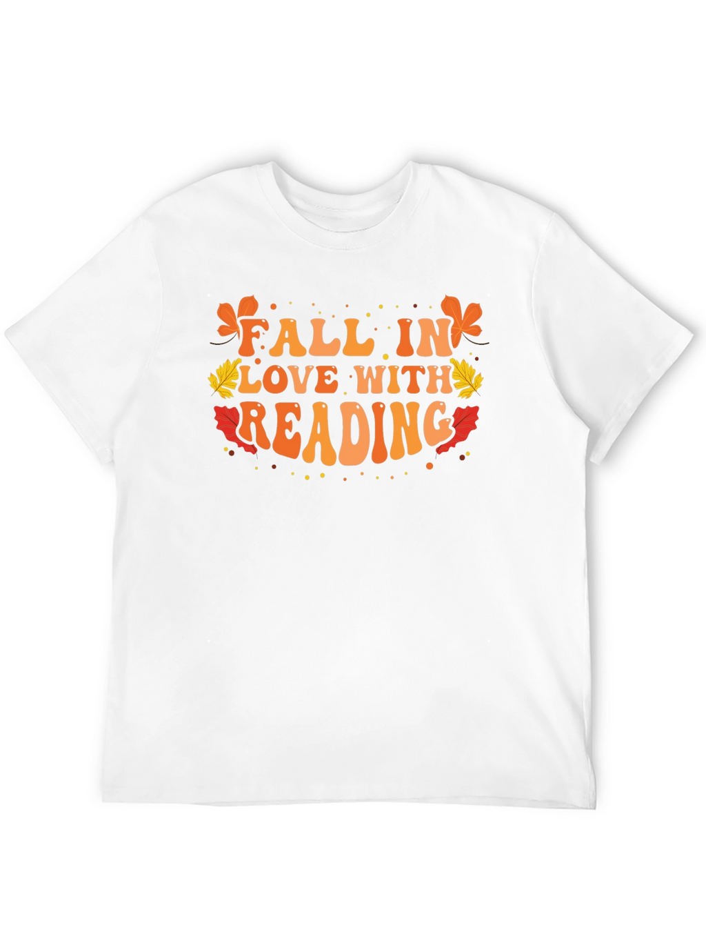 Fall in Love With Reading Black T-Shirt