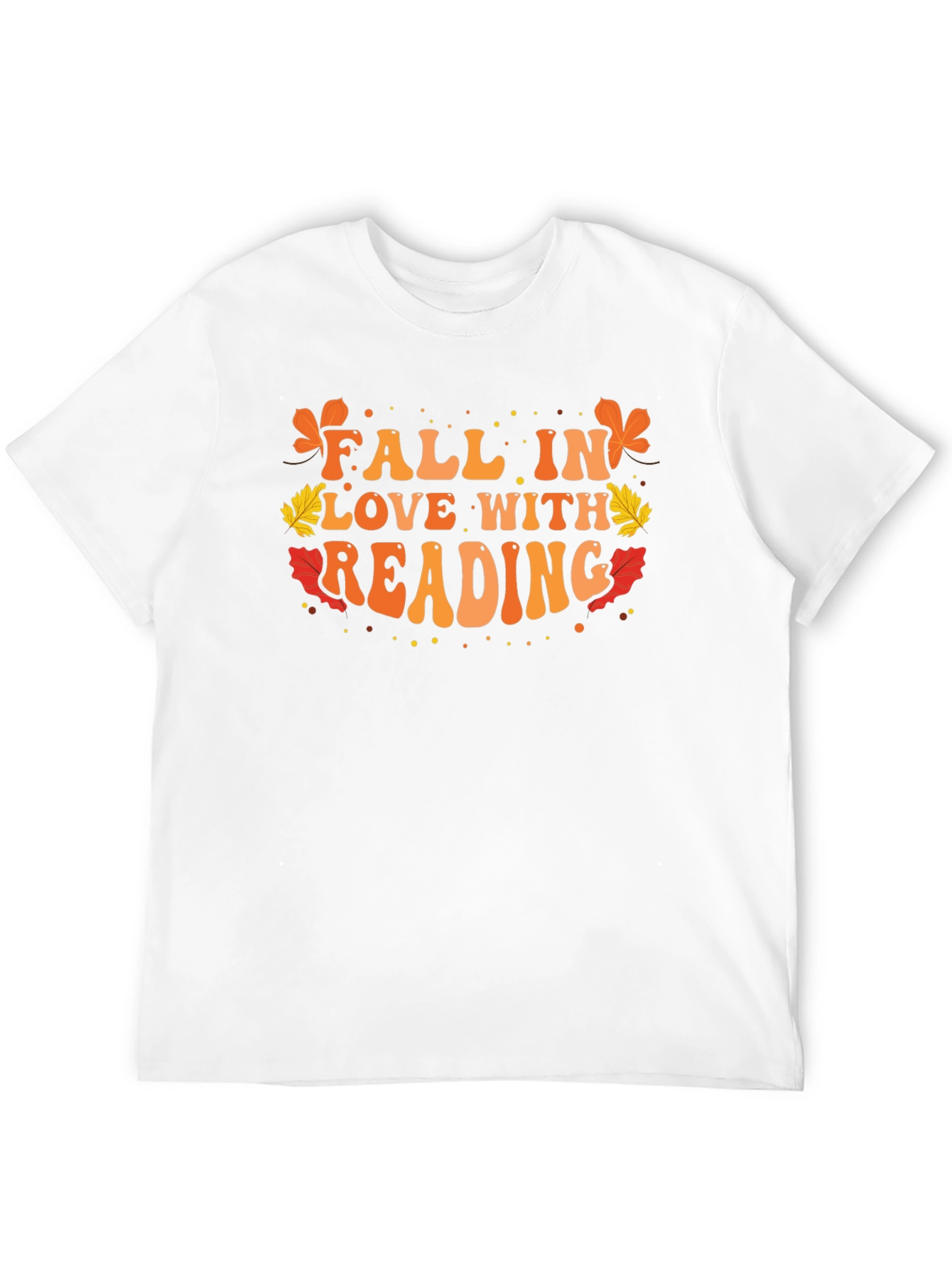 Fall in Love With Reading Black T-Shirt