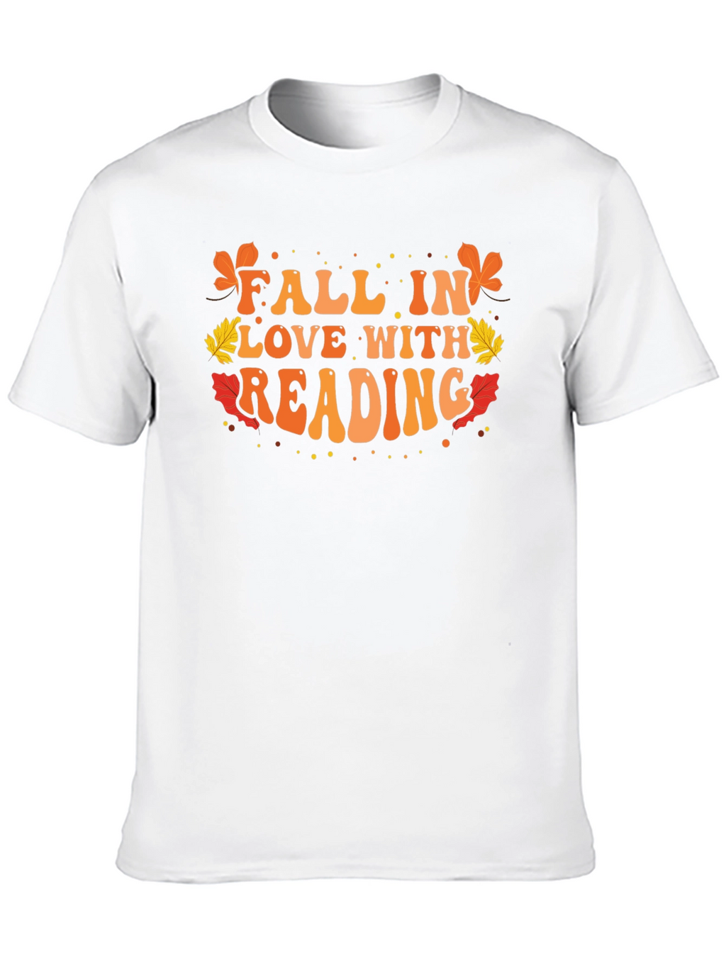 Fall in Love With Reading Black T-Shirt