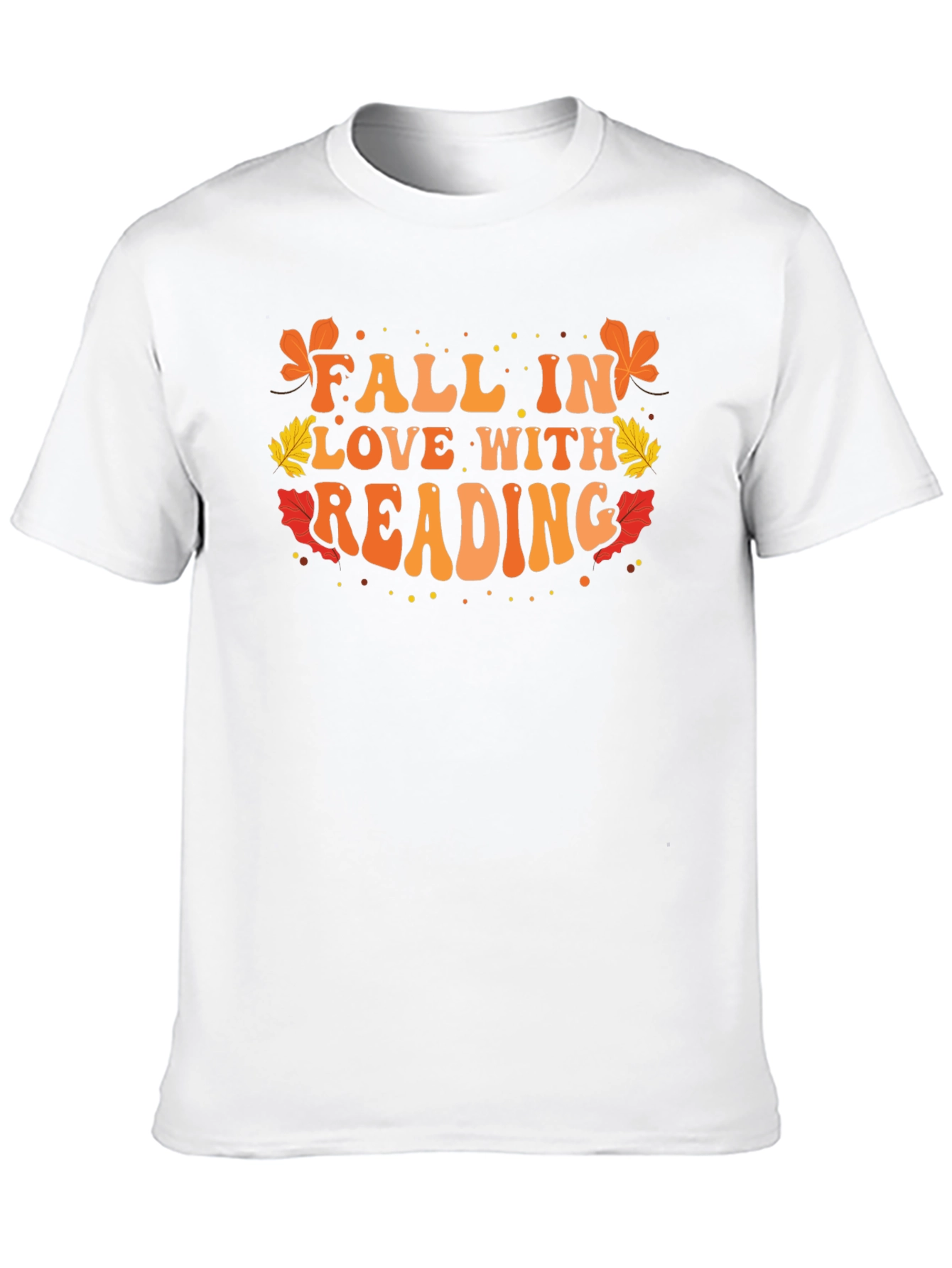 Fall in Love With Reading Black T-Shirt