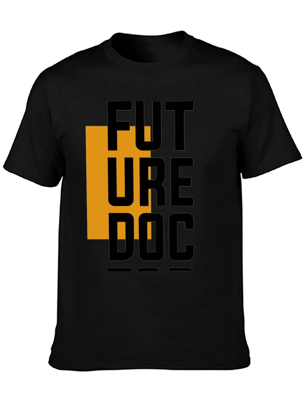 Future Doctor Graphic Tee - Black