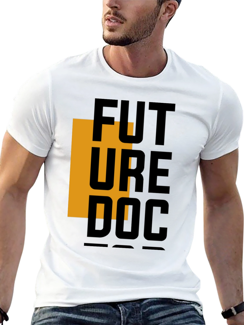 Future Doctor Graphic Tee - Black