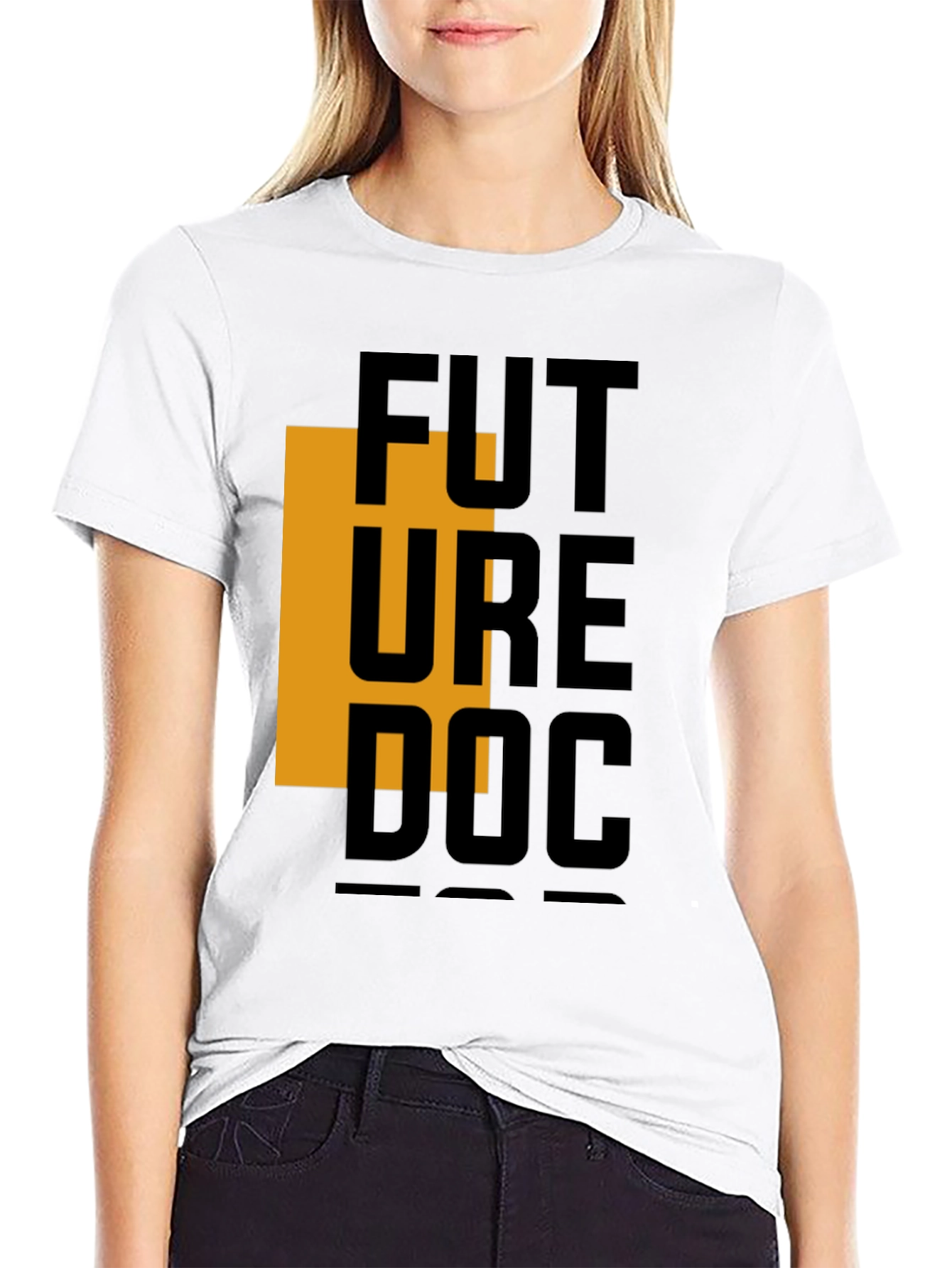 Future Doctor Graphic Tee - Black