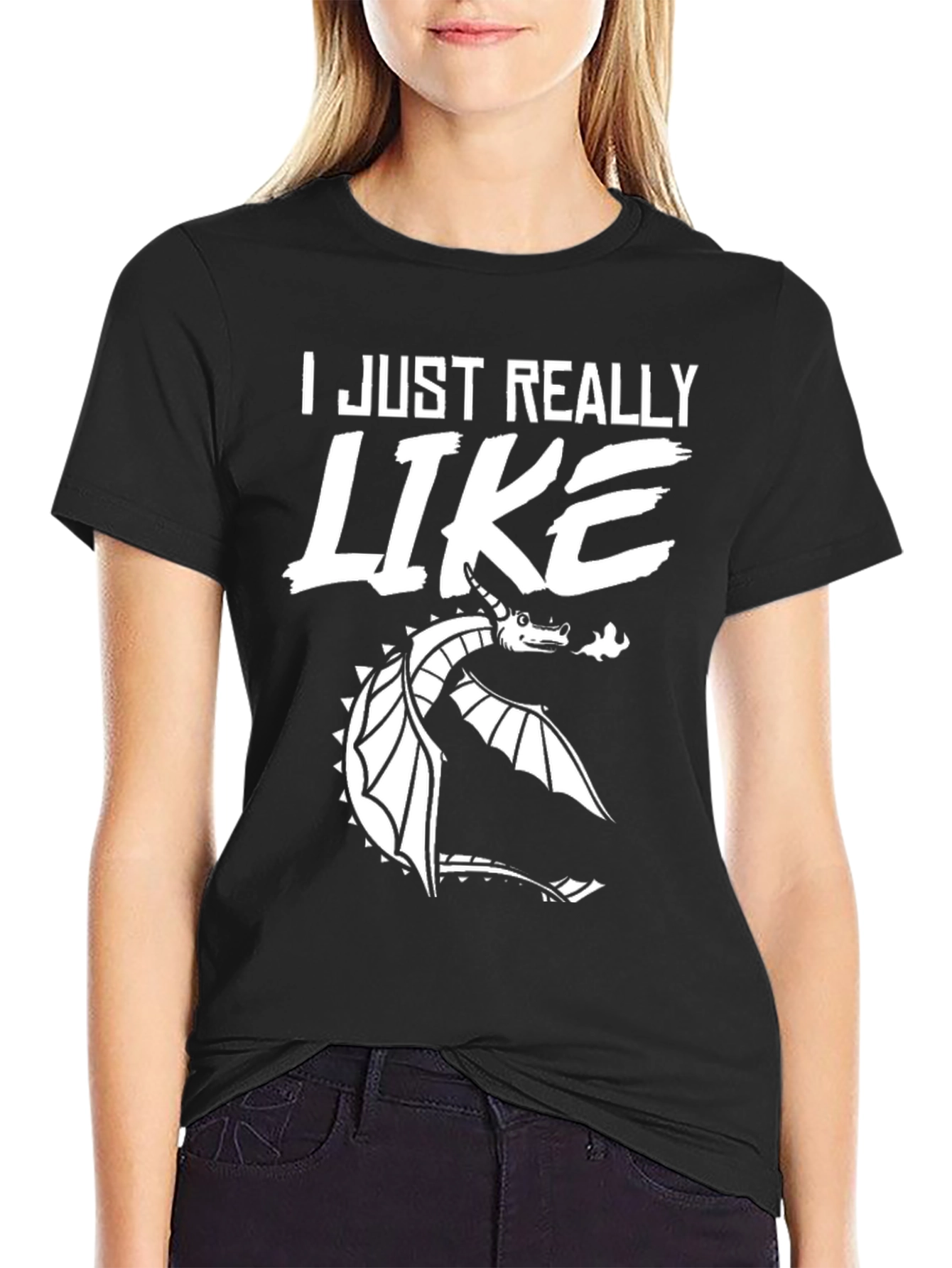 Dragon Lover T-Shirt - I Just Really Like Dragons!