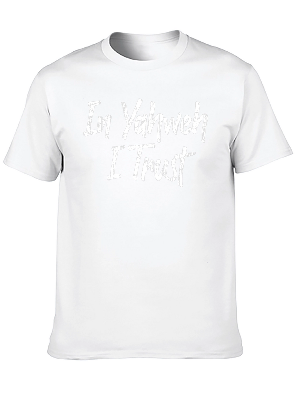 In Yahweh I Trust Black Graphic Tee