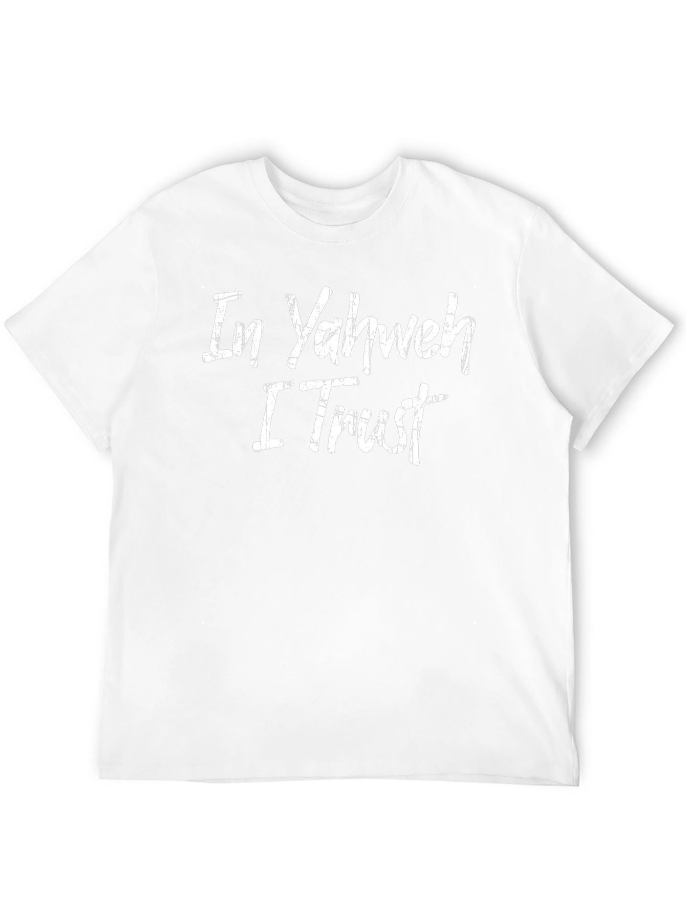 In Yahweh I Trust Black Graphic Tee