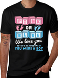 Pink or Blue Gender Reveal T-Shirt