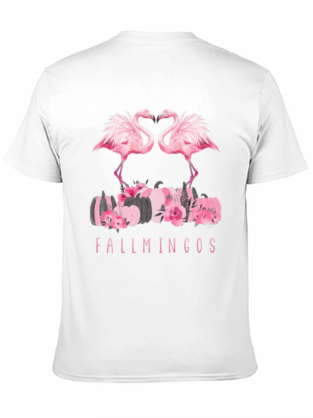 Fallmingos Black T-Shirt