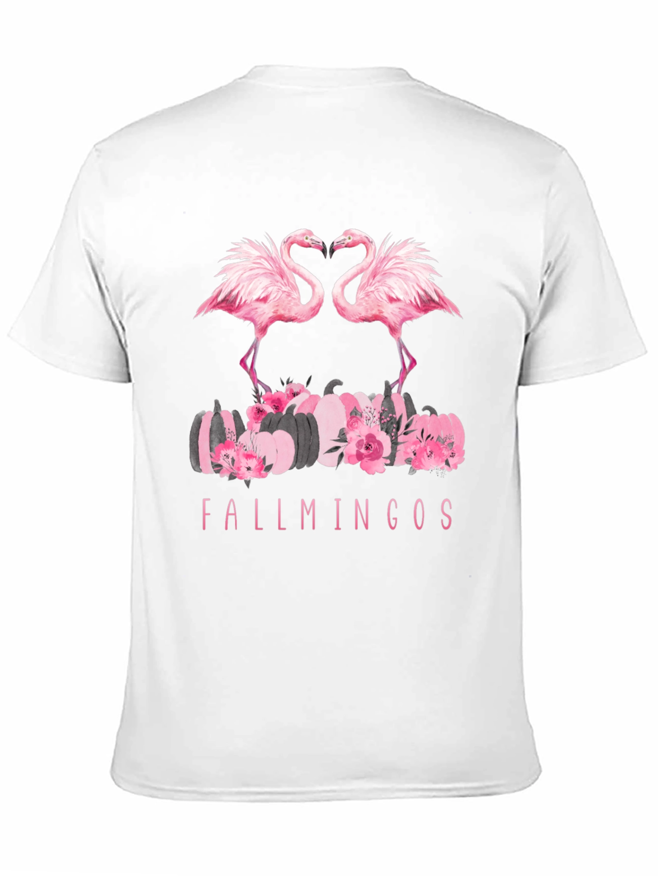 Fallmingos Black T-Shirt