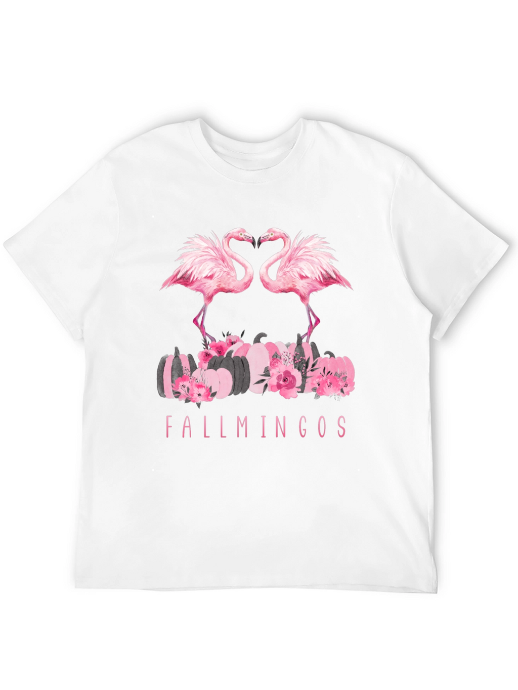 Fallmingos Black T-Shirt