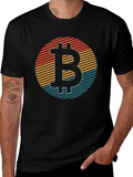 Bitcoin Retro Graphic Tee - Classic Crypto Style
