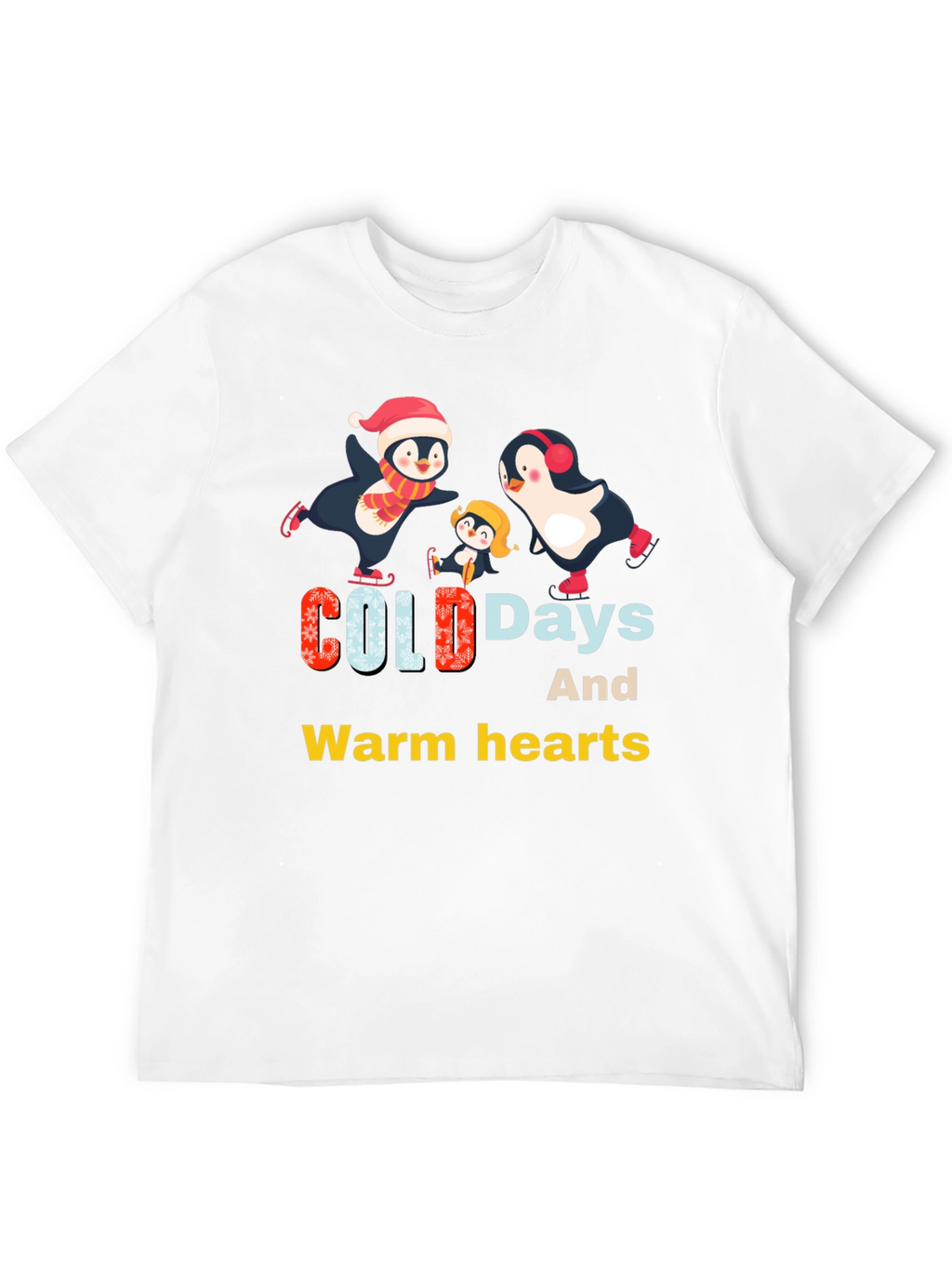 Penguin Family Winter T-Shirt