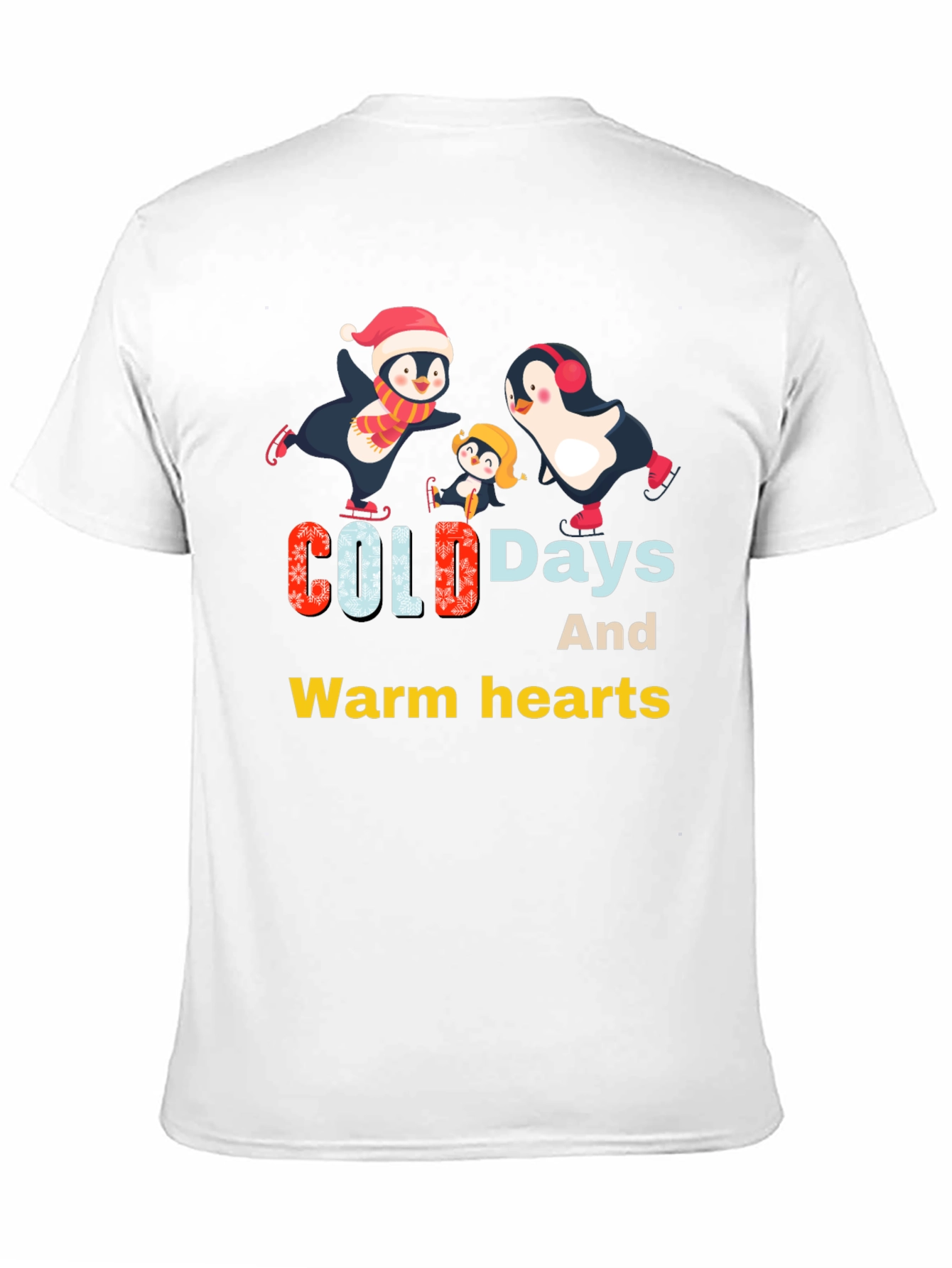 Penguin Family Winter T-Shirt