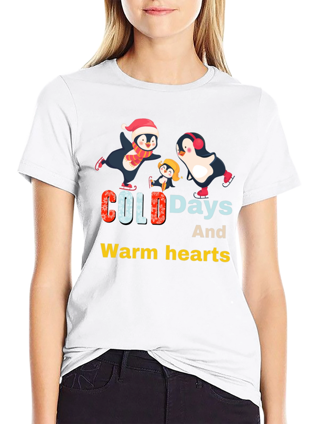 Penguin Family Winter T-Shirt