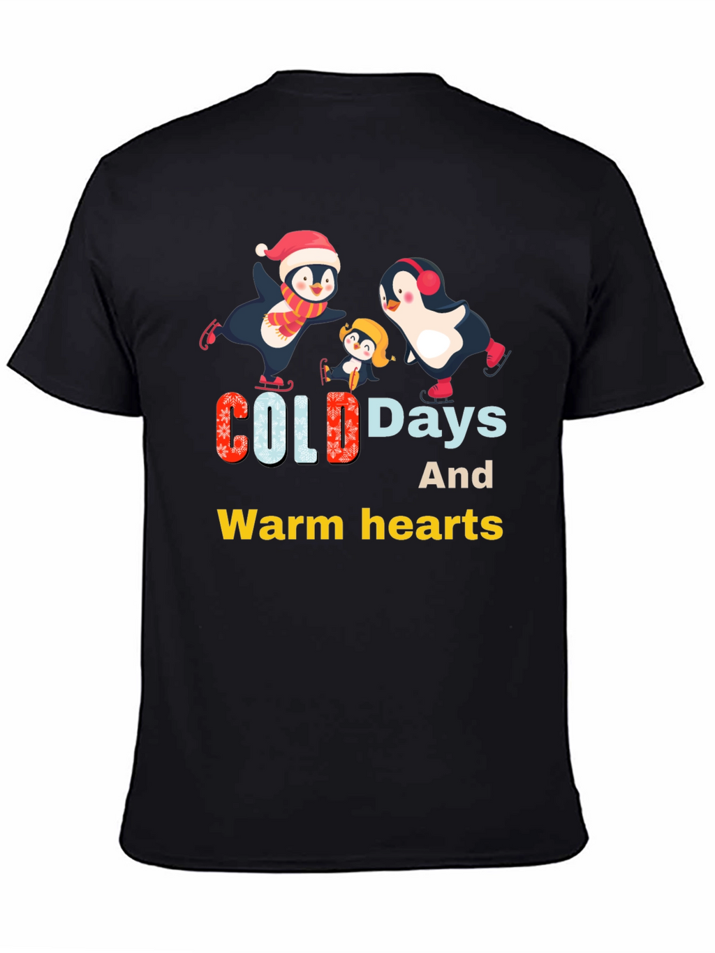 Penguin Family Winter T-Shirt